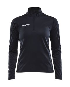 Progress Halfzip LS Tee Dame-Sort-XS