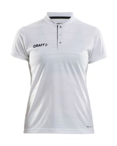 Pro Control Button Jersey W-Hvid-XS