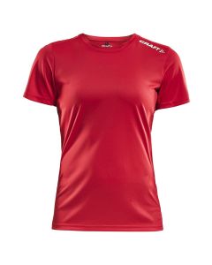 Craft Rush SS Tee Dame-Rød-XS