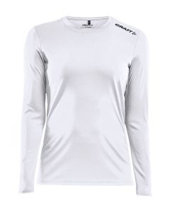 Rush LS Tee Dame-Hvid-XS