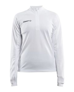 Evolve Halfzip Dame-Hvid-XS