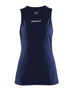 Rush Slim Singlet Dame-Navy-XS
