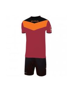 Givova Kit Campo-M-Bordeux/Orange
